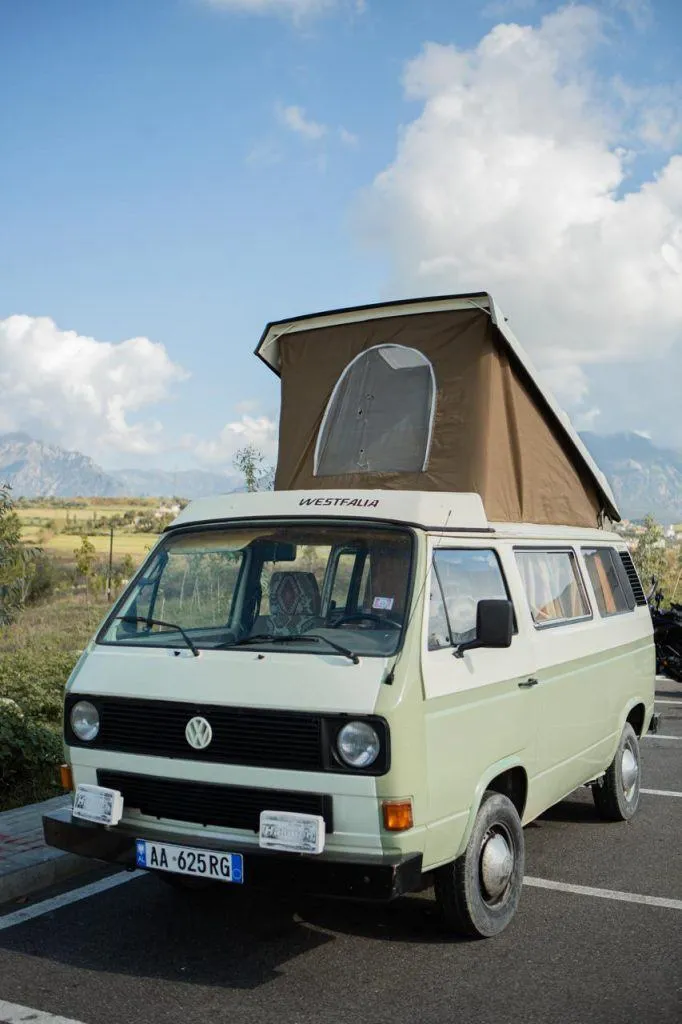 camper van in albania