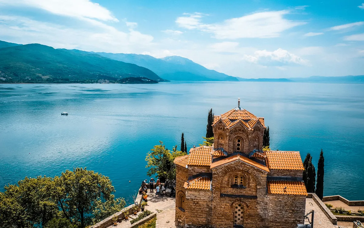Church of St John at Kaneo above Lake Ohrid