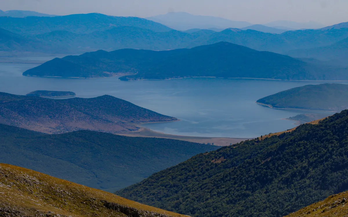 Lake Prespa seen from Galičica National Park