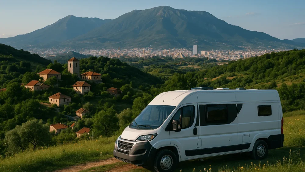 visit tirana with camper van
