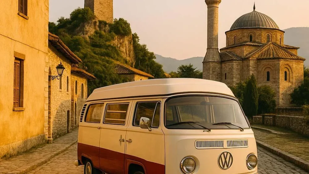 Tirana Old Destination with Campervan