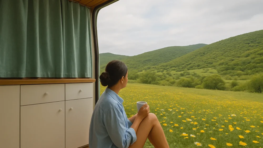 rent a campervan in Albania for spring