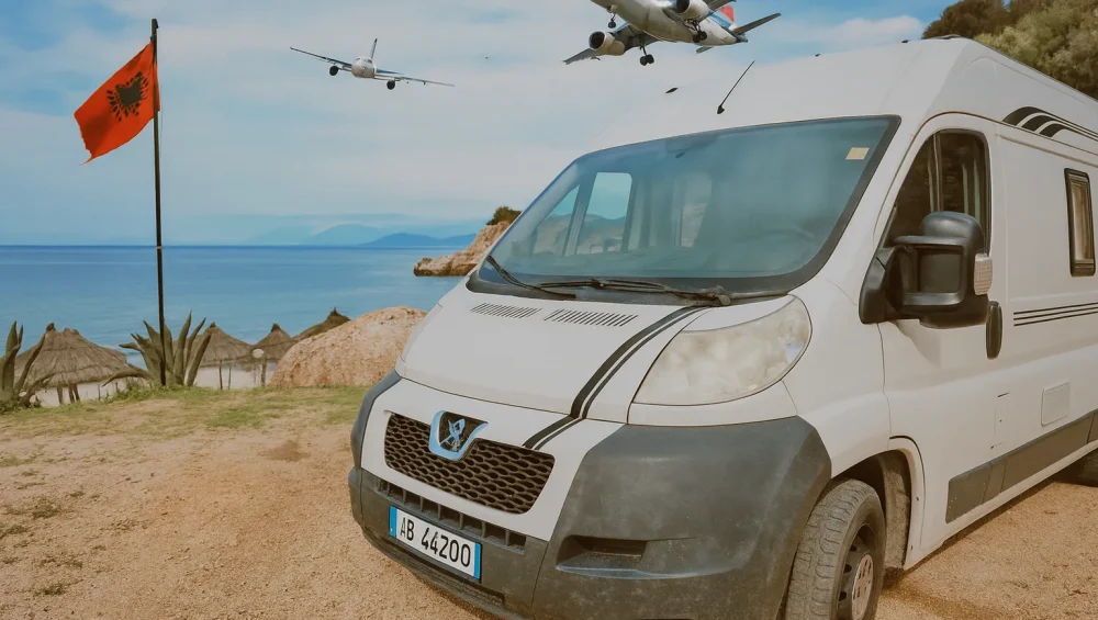 campervan rental in Albania with airport pick-up