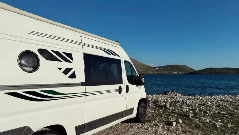 camper van trip in Albania