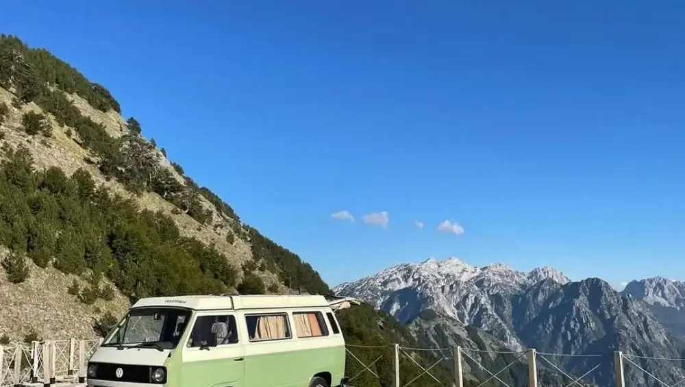 discover albania with campervan