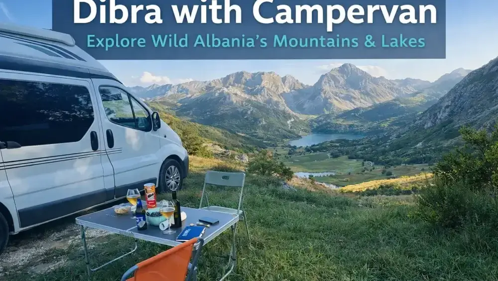 Dibra with campervan