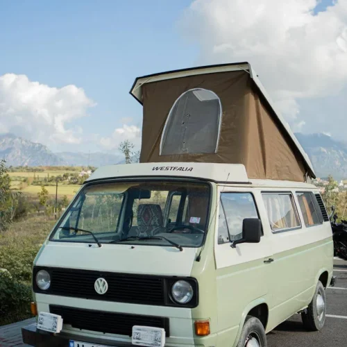 camper van in albania